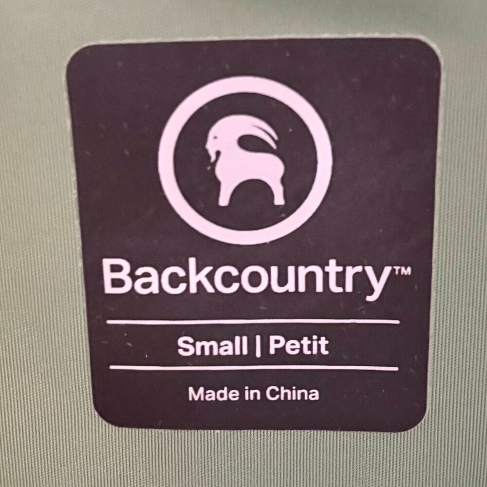 NWOT Backcountry SunTrace 1/4-Zip Long-Sleeve Top, Green, Size Small - Picture 8 of 8